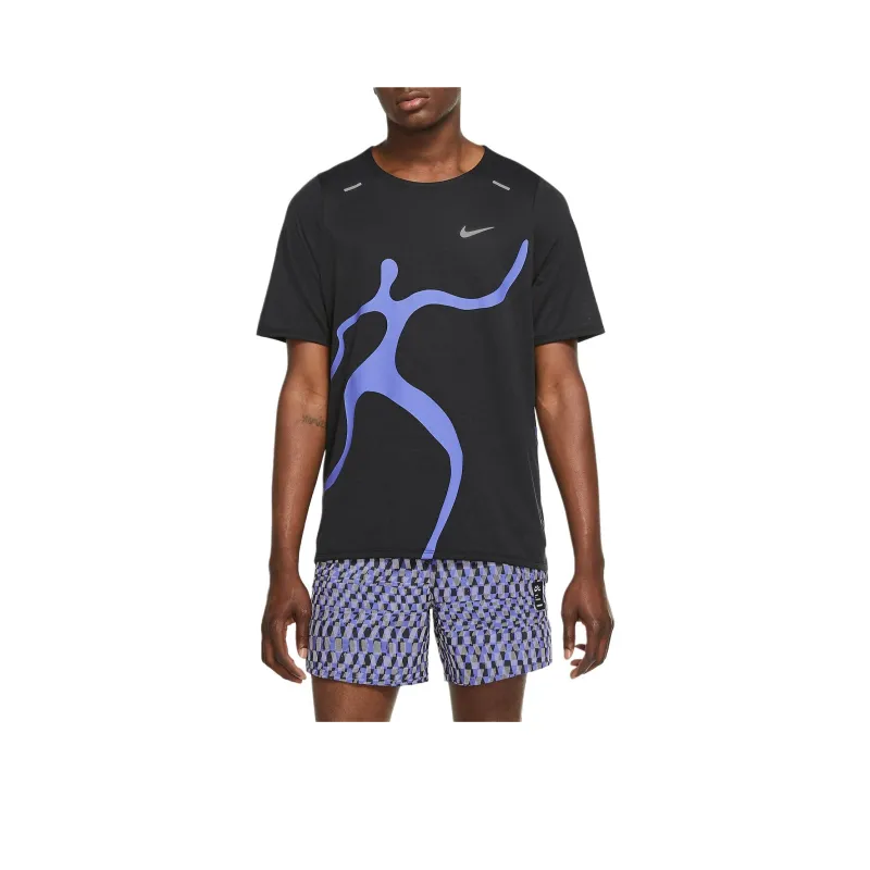 Nike RISE 365 T-Shirt Men's Black-0