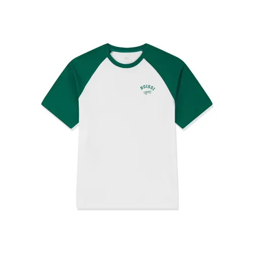 QIAODAN Raglan Sleeve T-Shirt Unisex Jordan White/Winter Cyan