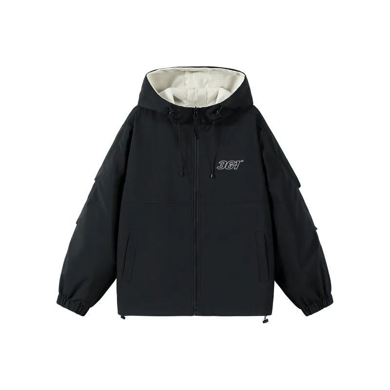 361° Trench Coat Unisex Super Black-1