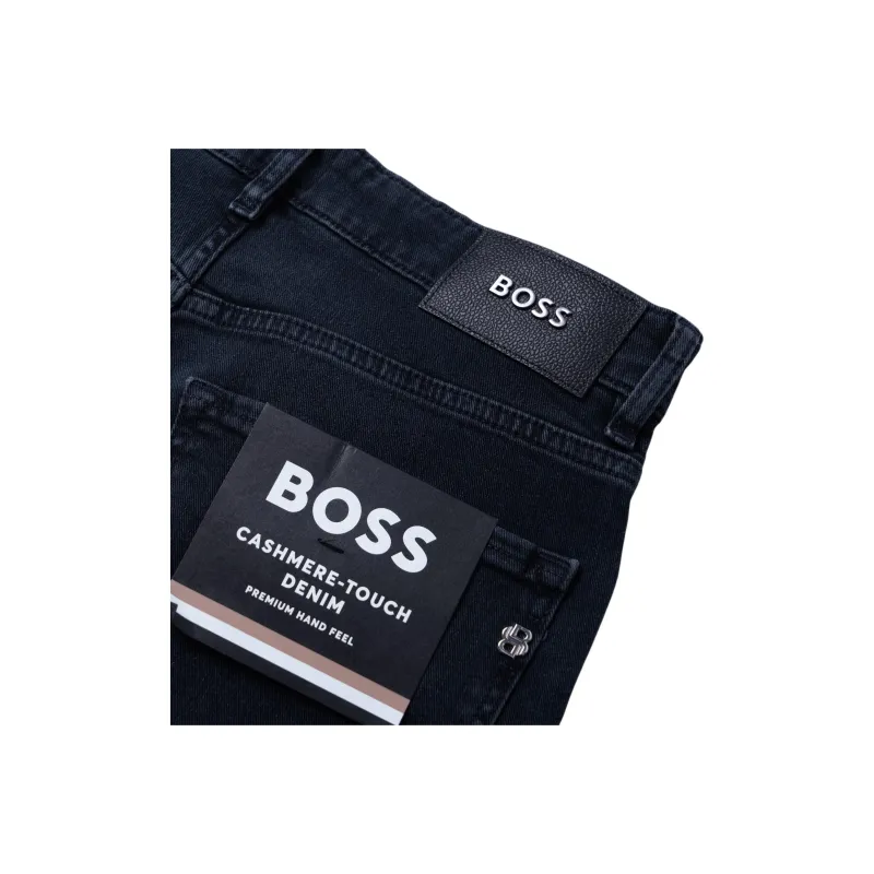 HUGO BOSS Mid rise Tapered Jeans-5