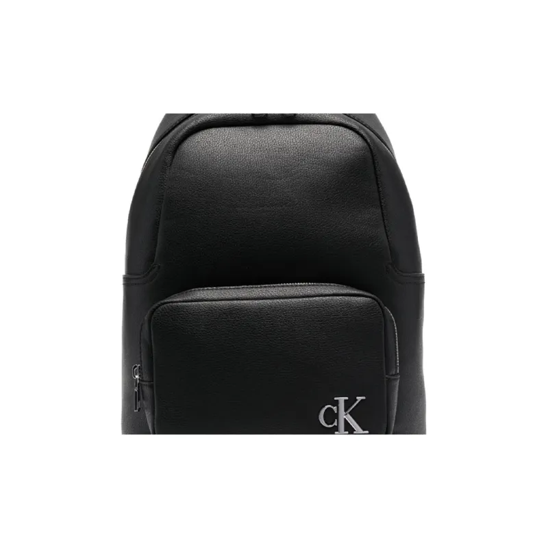 CALVIN KLEIN Polyester With Polyurethane Backpack Men's Black-2