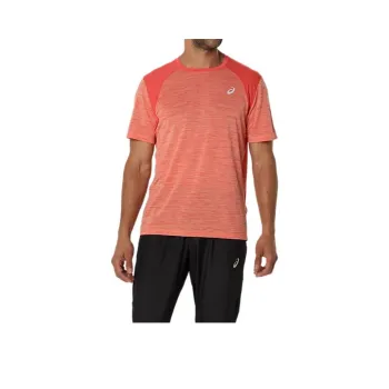 Asics ROAD T Shirts Men Red