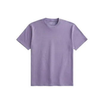 Hollister T-Shirts Men Purple