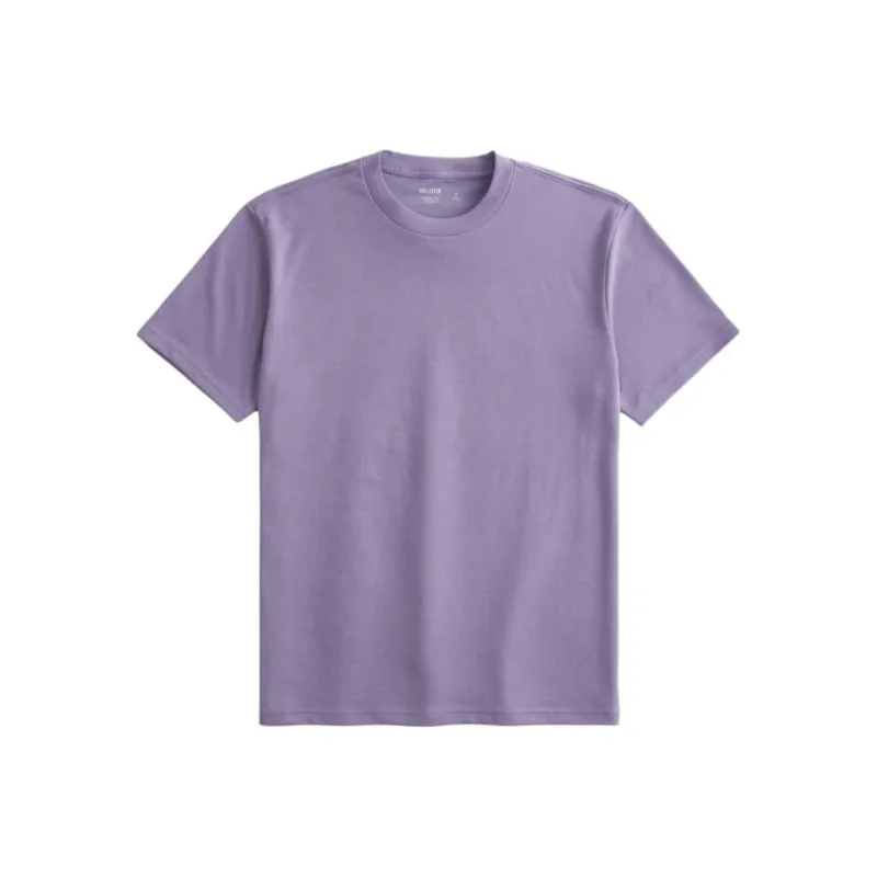 Hollister T-Shirts Men Purple-0