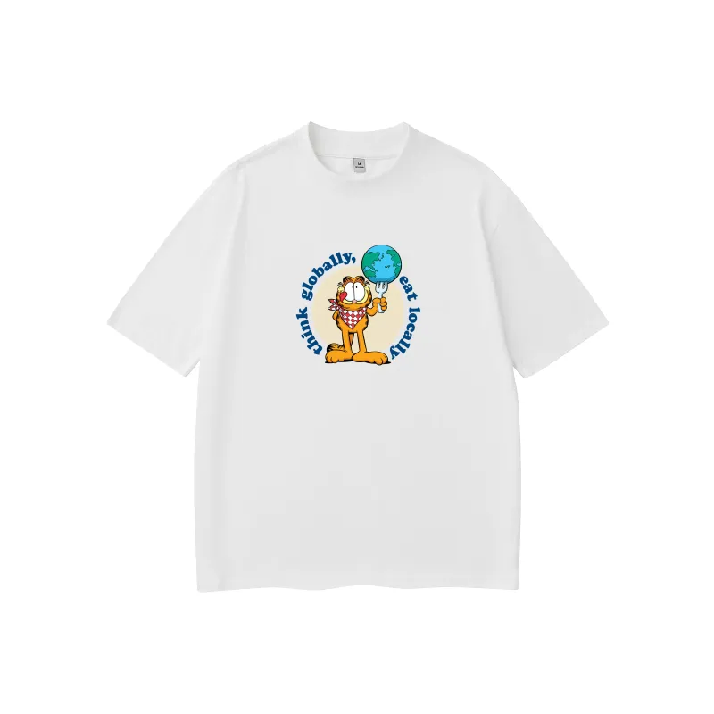 FOREVER 21 Garfield Joint Name T Shirts Unisex-9