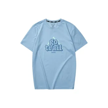 Skechers T Shirt Men's Rain Aqua Blue