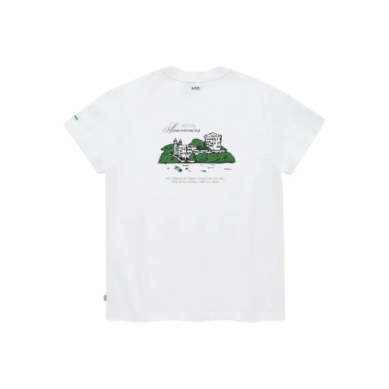 A.p.c X JJJJound A.P.C. Joint Paragraph T-Shirts Unisex White-0