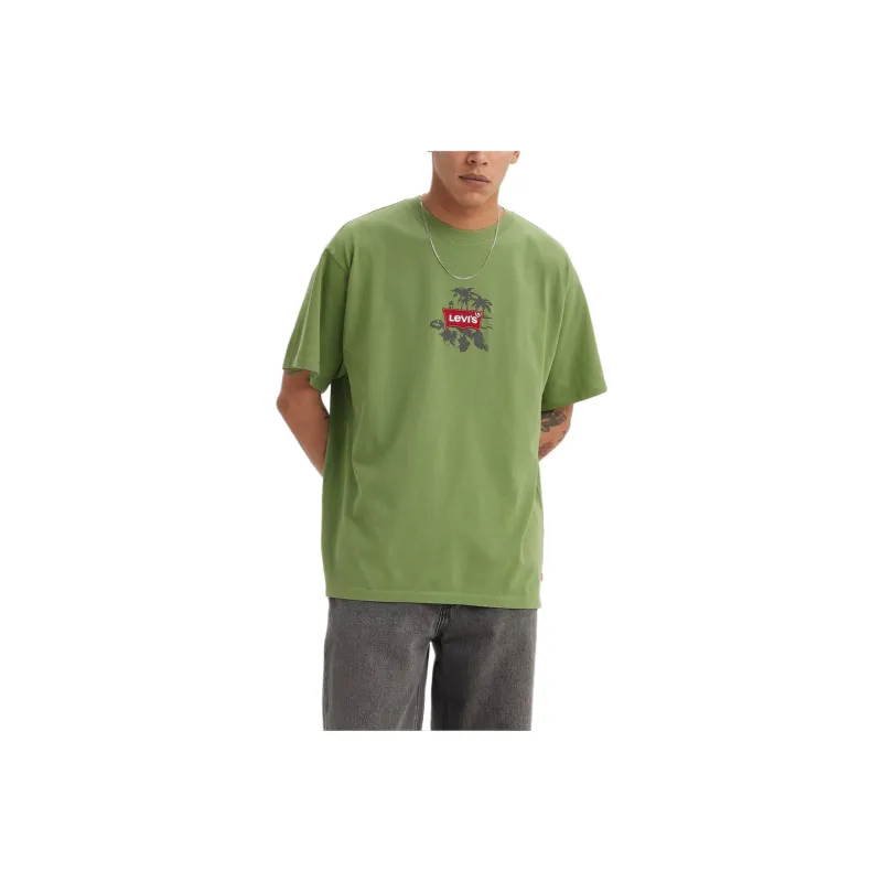 Levis T-Shirts Men Green-0