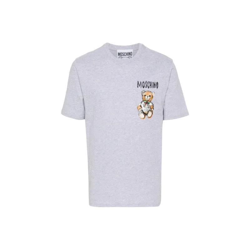 MOSCHINO Logo Printed Crewneck T Shirt-0