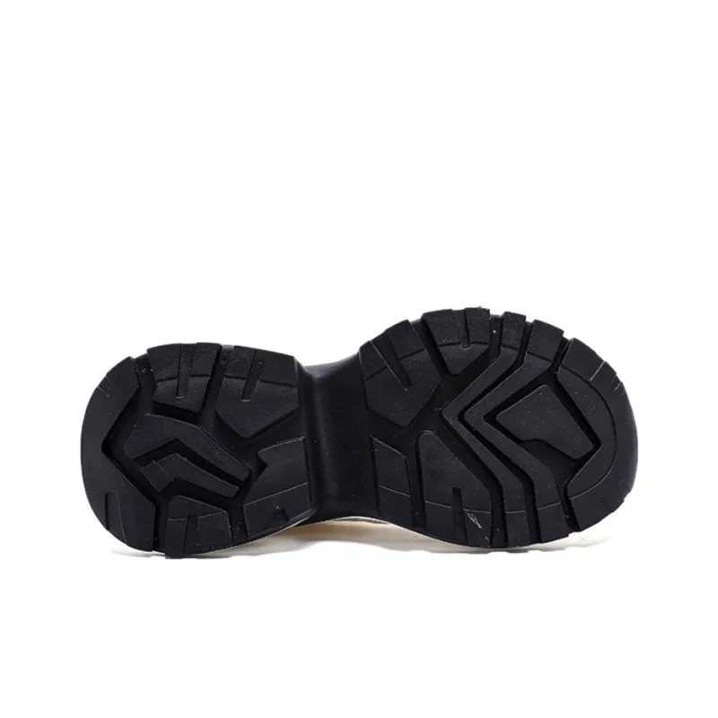 BENZI Anti Slip Wear Resistant Breathable Lightweight Height Increasing Low Top Chunky Sneakers Women's-4