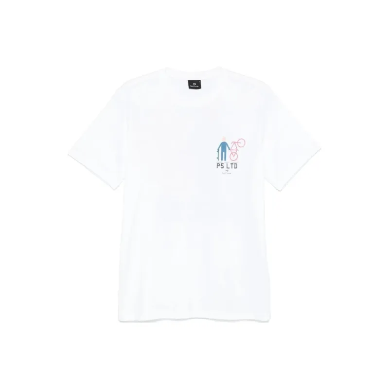 Paul Smith Graphic Printed Crewneck T Shirt-0