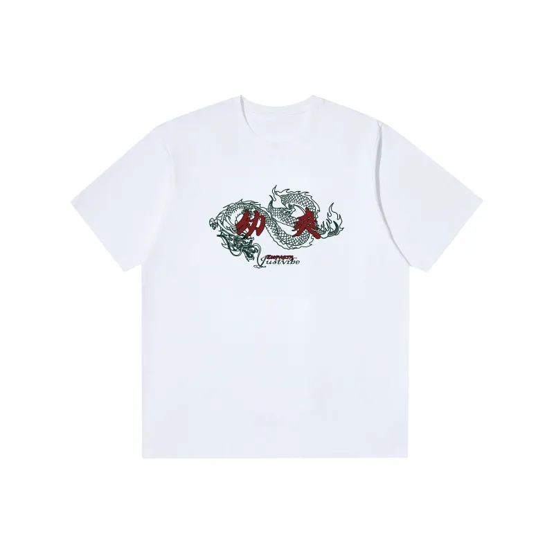 JUST VIBE x ZOOPARTY Short Sleeved T Shirts Unisex-3