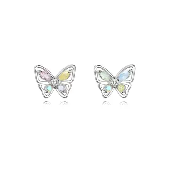 BNNYW Colored Glaze Stud Earrings Women's