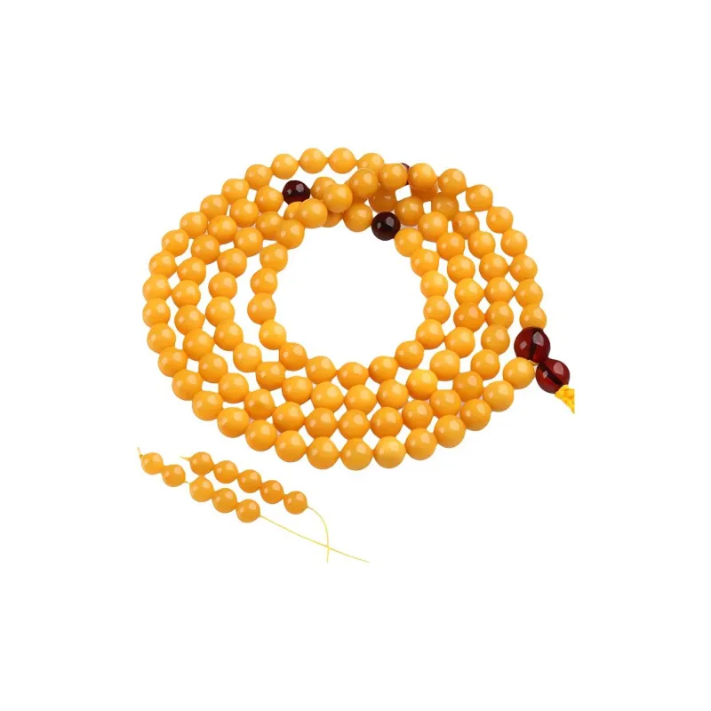 Oushuo Jewelry Amber Beeswax Bracelets Unisex-0