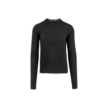 Ferragamo Ribbed knit Linen Jumper