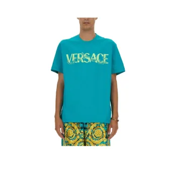 VERSACE Barocco Silhouette print T shirt