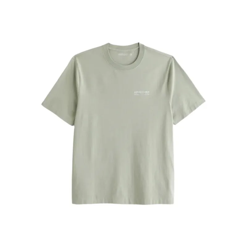 Abercrombie＆Fitch T Shirt Men's Slate Green-0