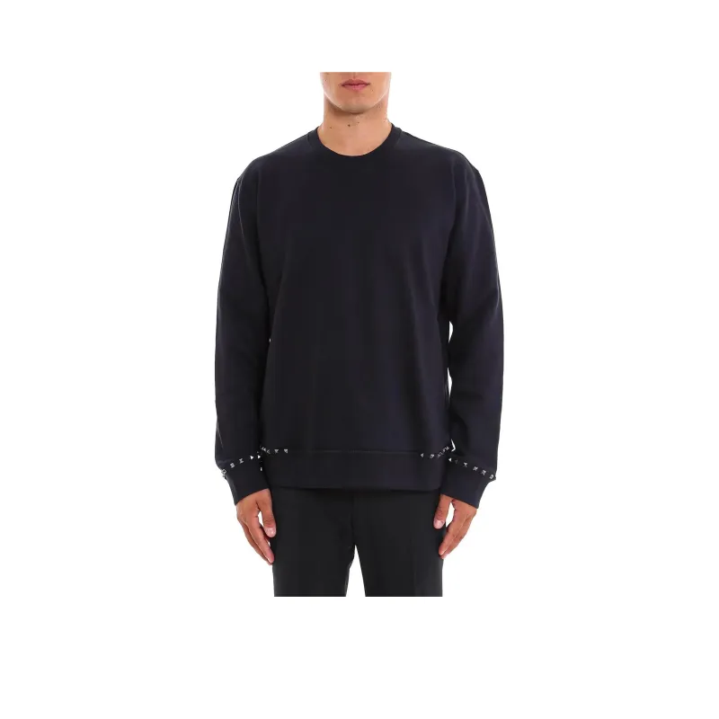 Valentino Stud Detailed Crewneck Sweatshirt-0