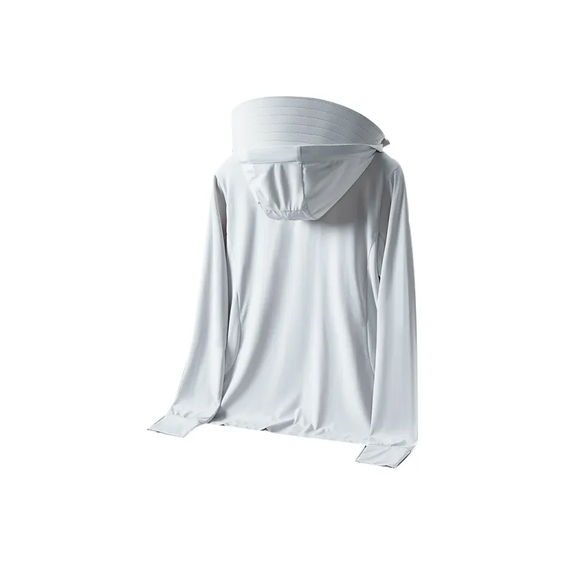 MIIOW Casual Hooded Lightweight Ice Silk Sun Protection Clothing Unisex-9