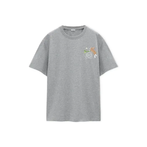 LOEWE x Suna Fujita SS25 T Shirt Men's Gray