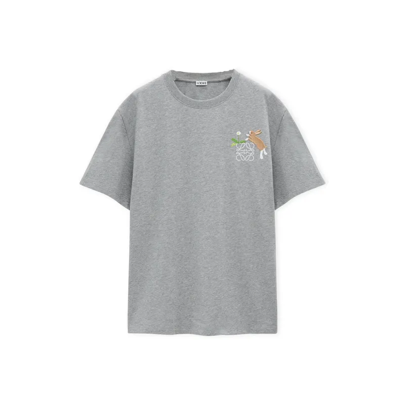 LOEWE x Suna Fujita SS25 T-Shirt Men's Gray-0