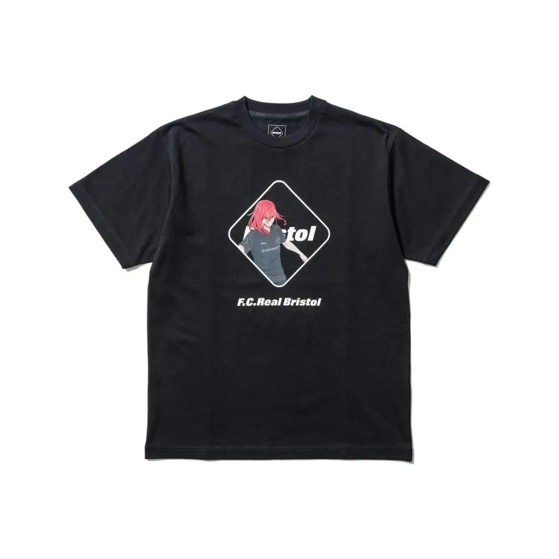 F.C Real Bristol BLUE LOCK Collaboration T-Shirts Unisex Black-0