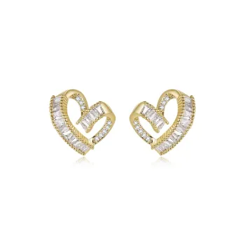 MCK 925 Silver Needles Stud Earrings Women's