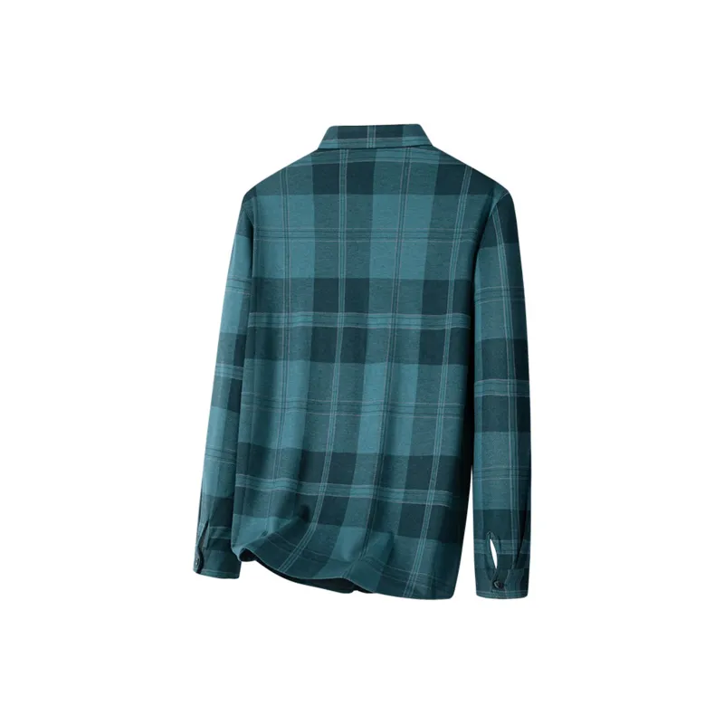 Red bean Shirts Men Green-1