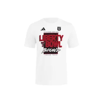Adidas Free Shipping With AdiClub Texas Tech Liberty Bowl Participant Tee