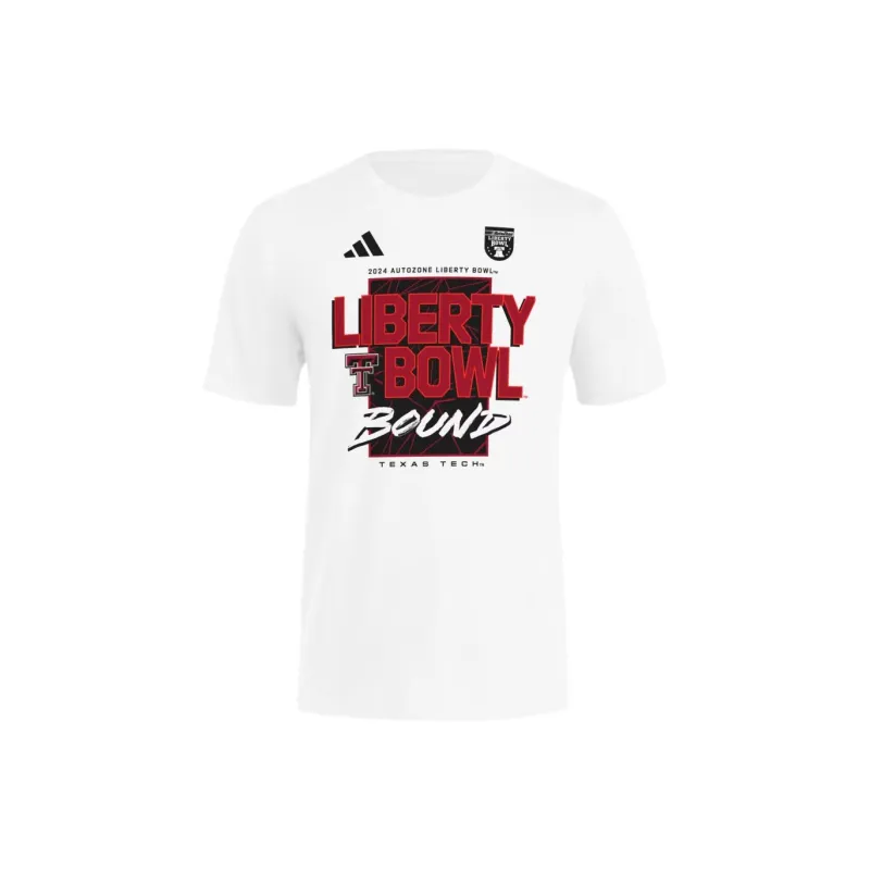 Adidas Free Shipping With AdiClub Texas Tech Liberty Bowl Participant Tee-0