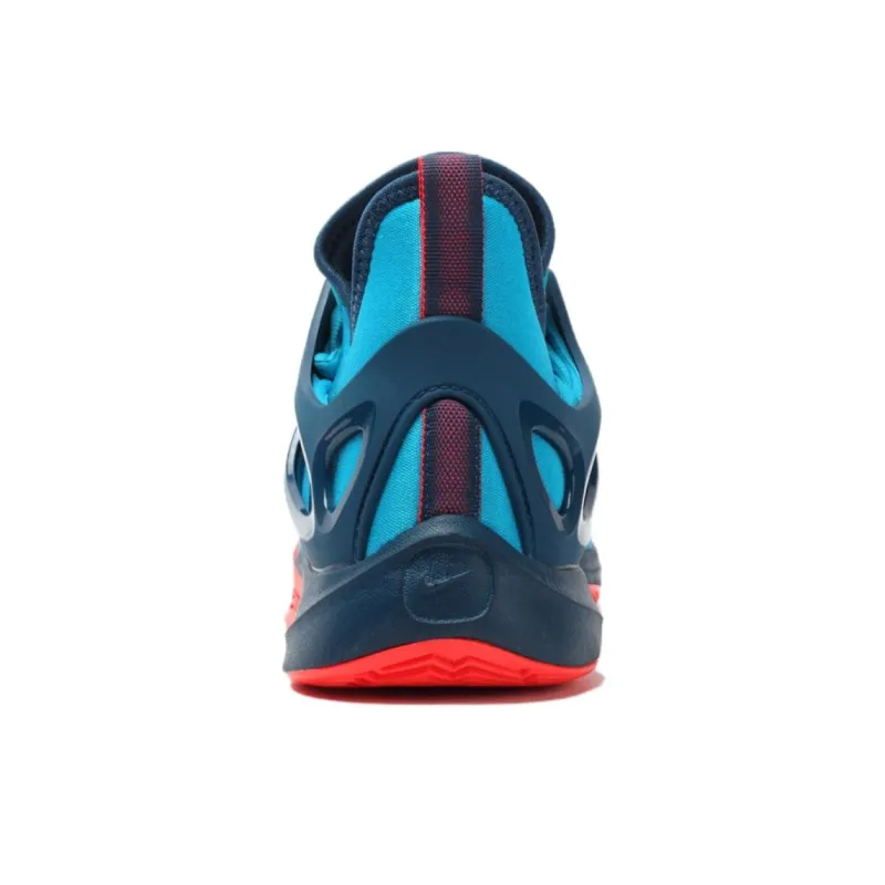 Nike Hyperrev 2015 Anti Slip Wear Resistant Mid Top Basketball Shoes Men's Blue-4