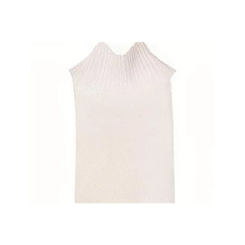 LOEWE Cut Out Knit Dress 'Optic White'-3