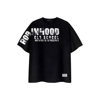ROBINHOOD T Shirt Unisex Navy Blue Yellow Text