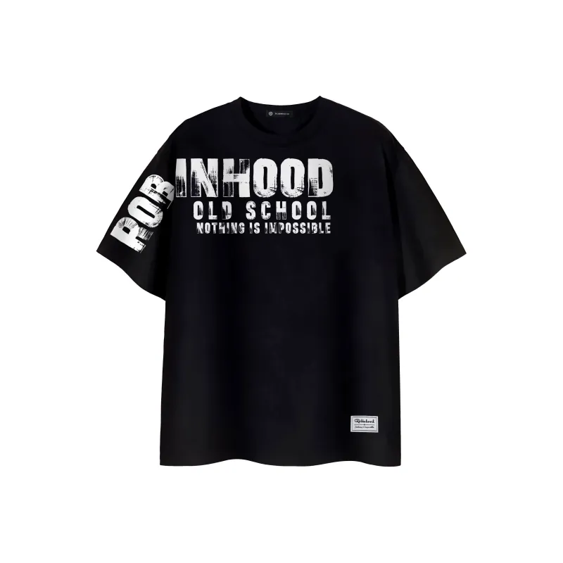 ROBINHOOD T Shirt Unisex Navy Blue Yellow Text-0