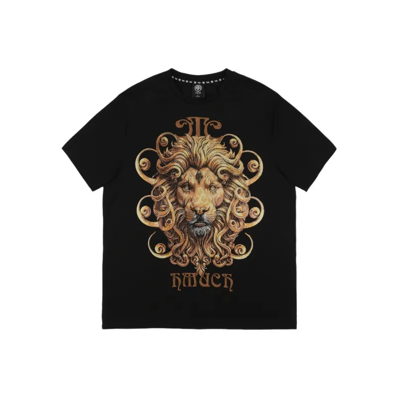 TCH T Shirt Unisex Black Base Gold Logo-0