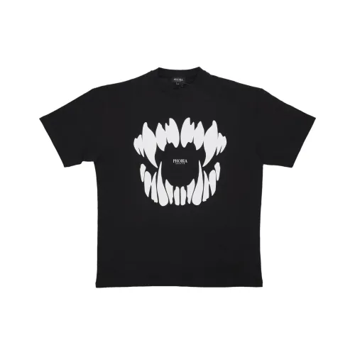 PHOBIA ARCHIVE 블랙 남성 티셔츠
