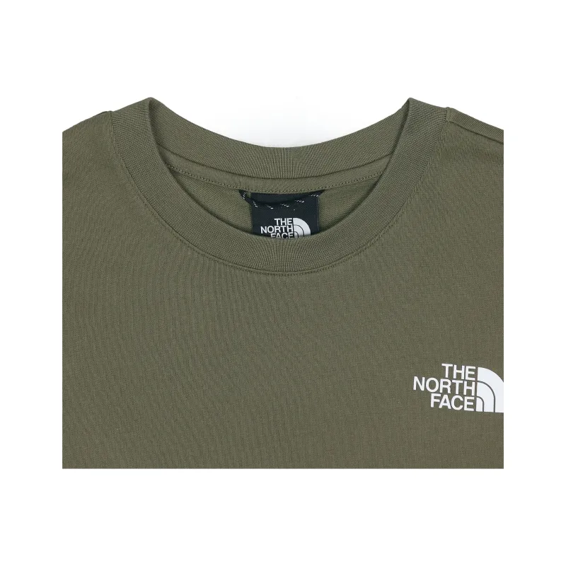 THE NORTH FACE T Shirts Unisex Army Green-2
