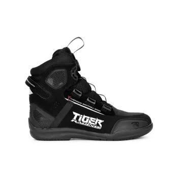 TR Tiger Pendant R1 Breathable Wear Resistant Protective Motorcycle Shoes Unisex Black