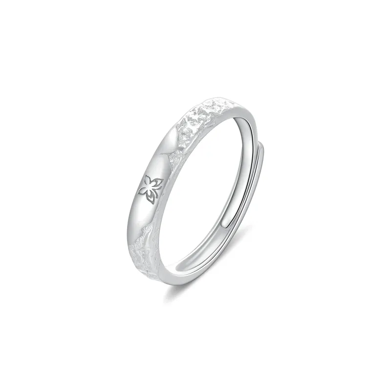 Lao Feng Xiang S999 Fine Silver Rings Unisex-0