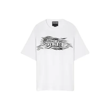VERSACE Zebra motif T shirt