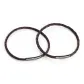 Minimalist Style Leather Cord Bracelet-1 Pair (Brown)