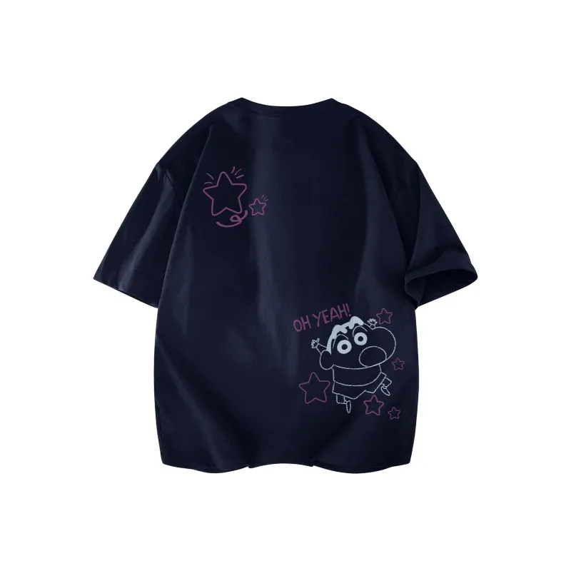 Crayon Shinchan Short Sleeved T Shirts Unisex-18