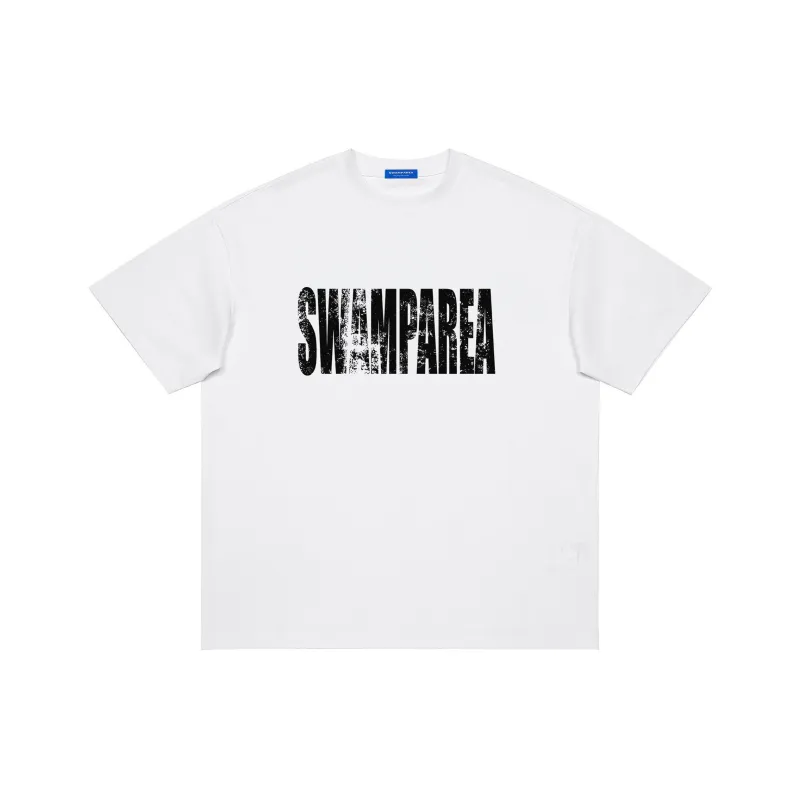 SWAMP AREA T Shirt Unisex White-3