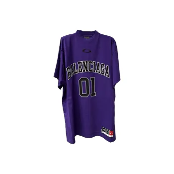 Balenciaga SS25 T Shirt Regular Fit Men's Purple