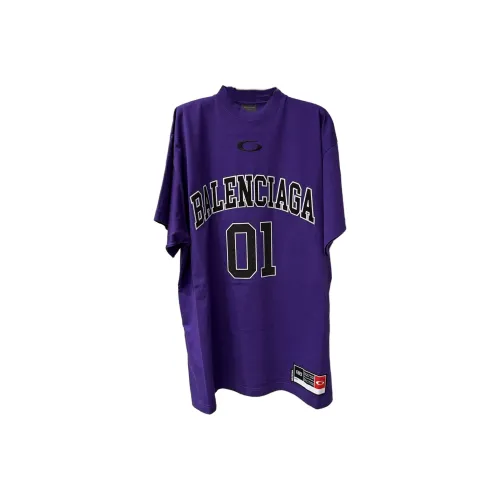 Balenciaga SS25 T Shirt Regular Fit Men's Purple