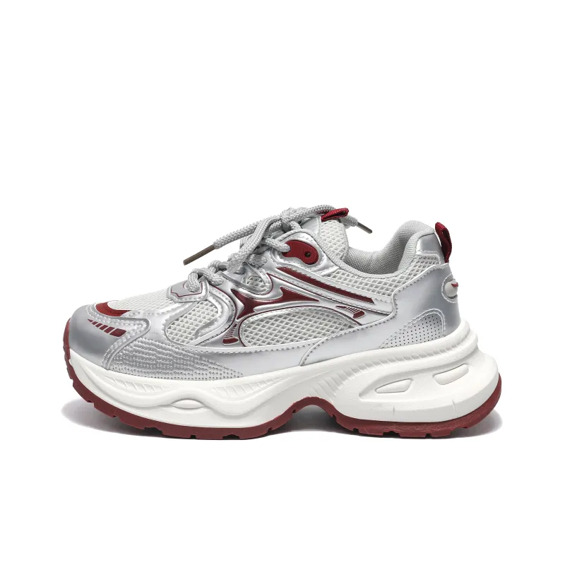 Dawei's House Slip Resistant Breathable Low Top Chunky Sneakers Women's-7