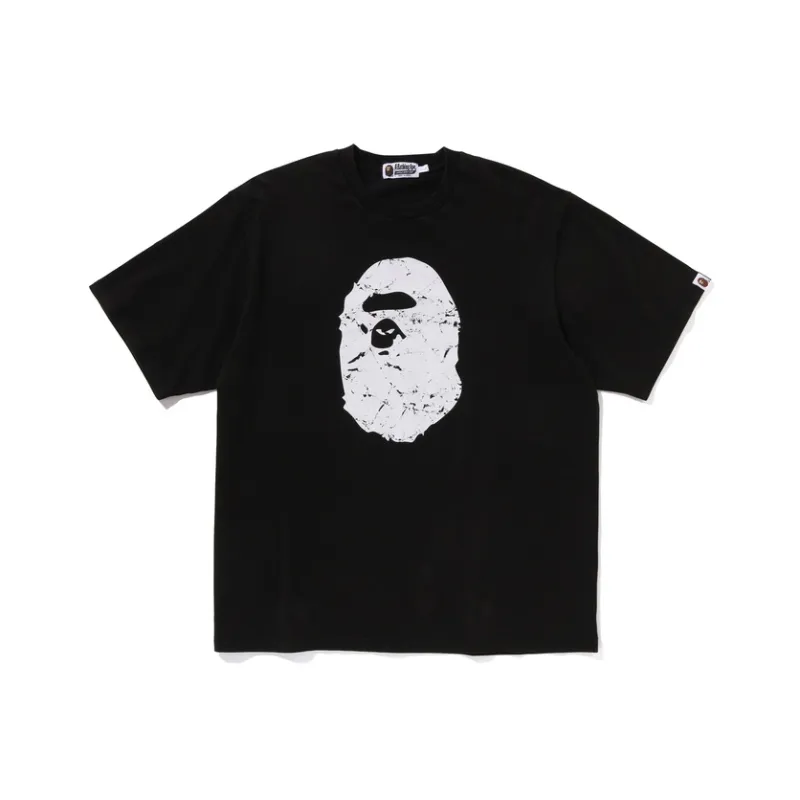 Bape Heavy Washed Ape Head Relaxed Fit Tee-4