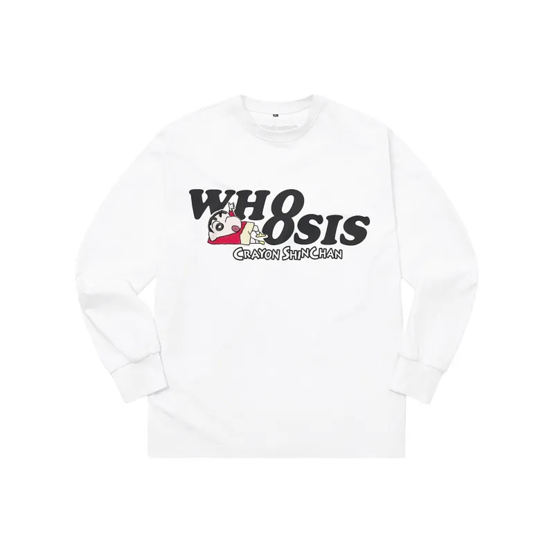 Crayon Shinchan X WHOOSIS X Crayon Shin chan Collaboration Series T Shirts Unisex-0