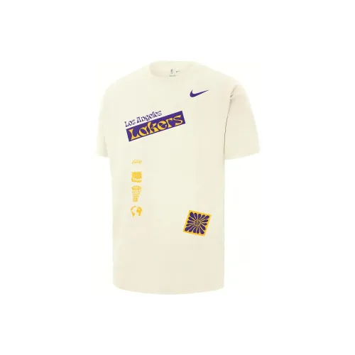 Nike x NBA T Shirt Men's Light Yellow