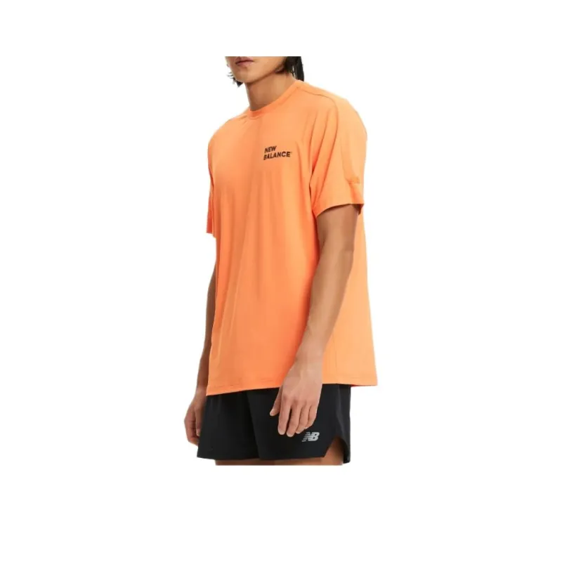 New Balance T Shirt Men's Orange-0
